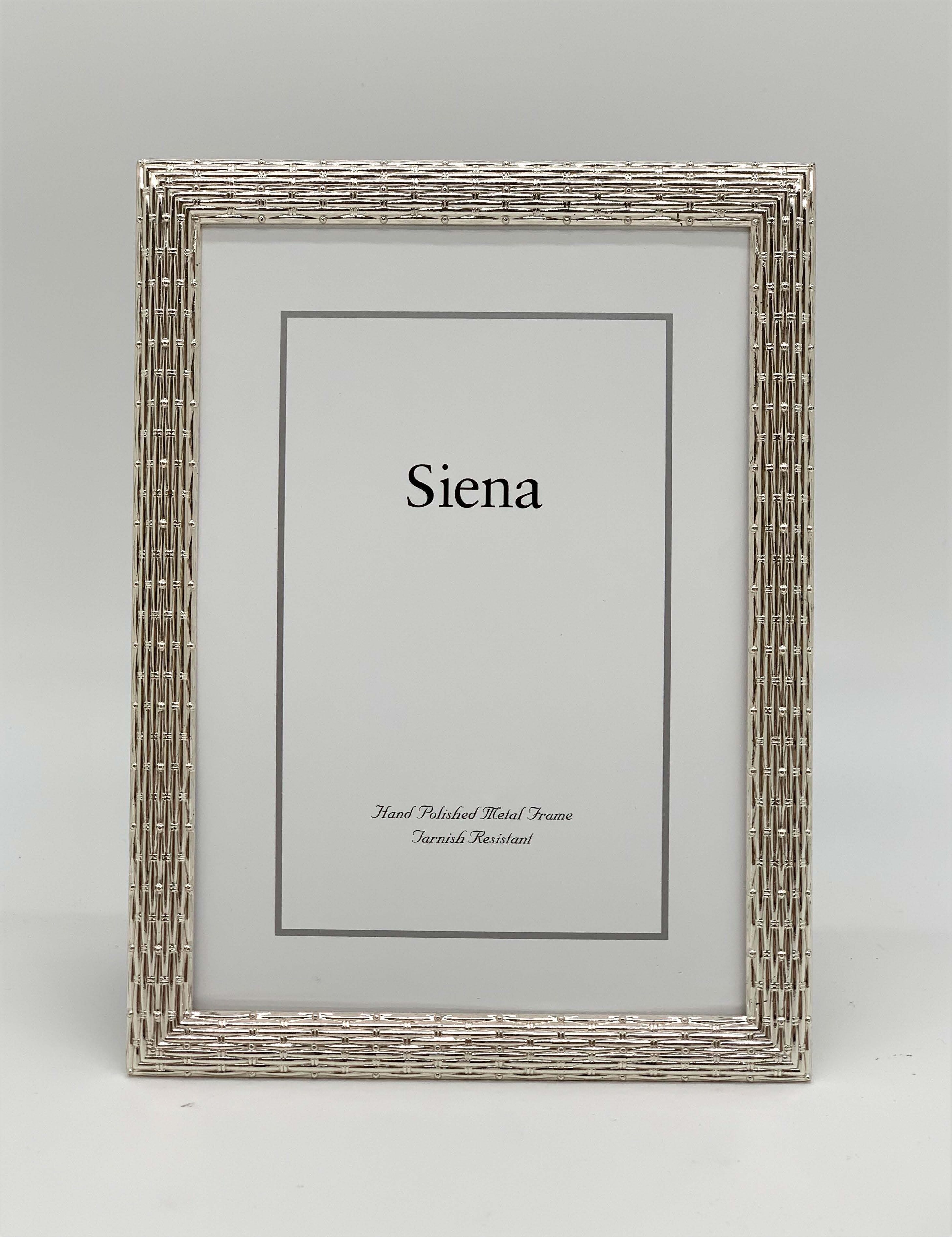 Siena Silver Weave Frame