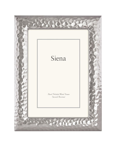 Hammered Siena Silverplate Frame, Silver – Tizo Designs