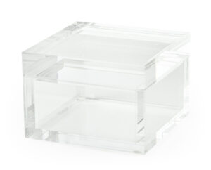 4″ x 4″ x 2.75 – Acrylic Clear Square Box Small