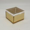 4" x 4" x 2.75 - Acrylic Gold Square Box Small - Image 2