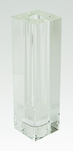 Medium – Crystal Glass Bud Vase/Tealite