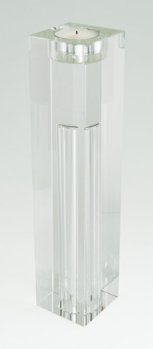 Large – Crystal Glass Bud Vase/Tealite