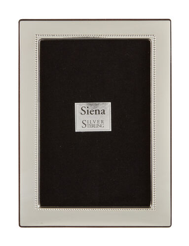 Plain Inner Bead Siena Sterling Frame 4 x 6