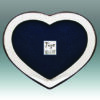 Flat Plain 925 Sterling Silver Heart Frame