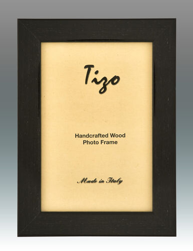 Plain Italian Wood Frame, Black – 4 x 6