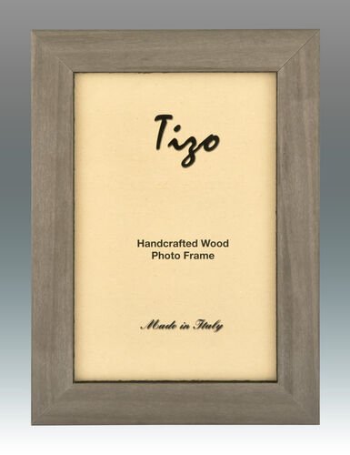 Plain Italian Wood Frame, Grey – 4 x 6