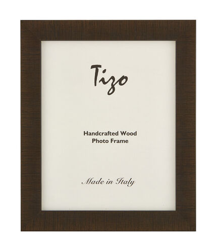 Narrow Fine Grain Italian Wood Frame, Espresso