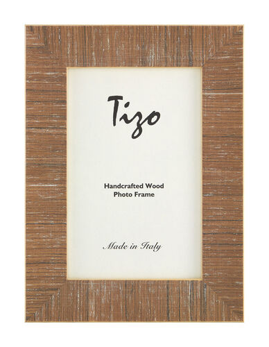 Tizo Italian Wood Frame Brown 4x6 at ShopTheAddison