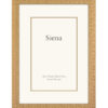 Narrow Glitter Siena Silverplate Frame, Gold