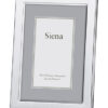 Flat Rounded Edge Siena Silverplate Frame