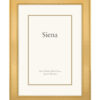 Narrow Dbl Bead Siena Silverplate Frame, Gold