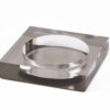 Acrylic Wine Bottle Coaster, Silver