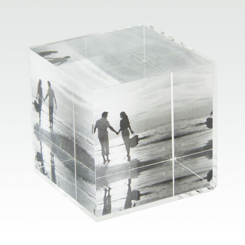 2  x 2 -Photo Cube Paper Weight