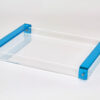 Acrylic Tray with Turquoise Handle