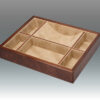Divided Valet Tray - Brown