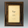 Wide Wood Frame, Ebony Stripe