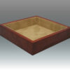 Square Valet Tray - Brown