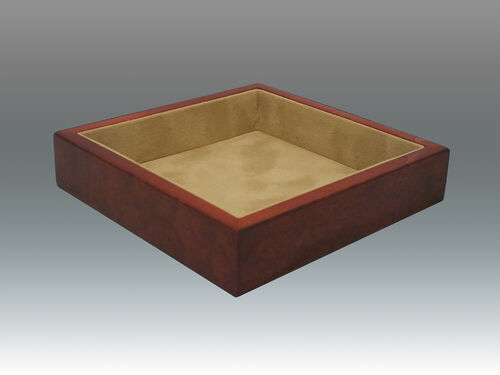 Square Valet Tray – Brown