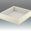 Square Valet Tray - White