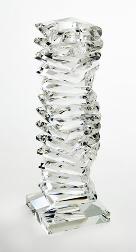 8″ H – Crystal “Twisted” Candlestick, Small
