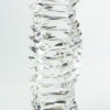 Crystal "Twisted" Candlestick, Large - 11" H