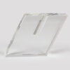 Crystal Angled Square Vase Small