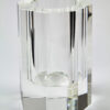 Crystal Octagonal Vase Small