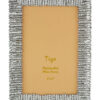 Silver Jeweled Bamboo Frame with Crystals