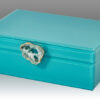 Glass Box withNatural Agate - Turquoise