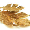 Metal Gold Platter, Double Leaf