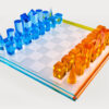 Lucite Multi Color Chess Set