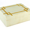 Art Deco Design Gold Box Small 8x6x3