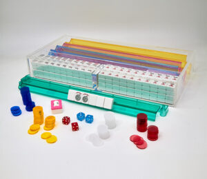 Lucite Mahjong Set Boxed