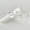 Lucite Napkin Ring s/4 "Clear"