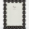 Black Crystal Glass Frame "Balls" 4 x 6