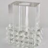 Crystal Glass Rectangle Vase "Balls"