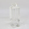 Crystal Glass "Urn Shape" Bud Vase Med. 7.5" Tall