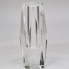 Crystal Glass "Diamond Cut" Bud Vase "5.25" Tall