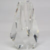 Crystal Glass "Rock shape" Bud Vase "4.75" Tall