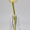 "5.25" - Crystal Glass "Diamond Cut" Bud Vase - Image 2