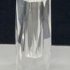 "5.25" - Crystal Glass "Diamond Cut" Bud Vase - Image 3