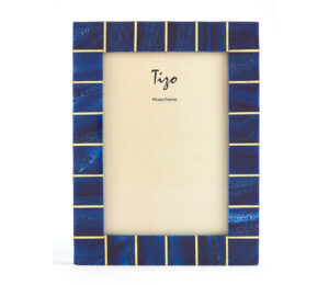 4 x 6 -Photo Frame Blue/Brass