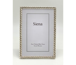 Siena Silver Rope Frame – 5 x 7