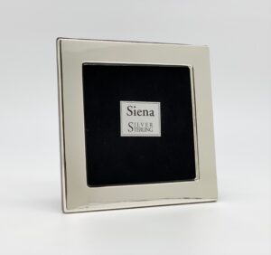 Plain Flat Edge Siena Sterling Frame