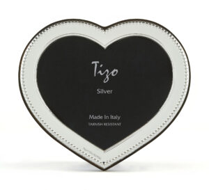 Silverplate frame – Heart