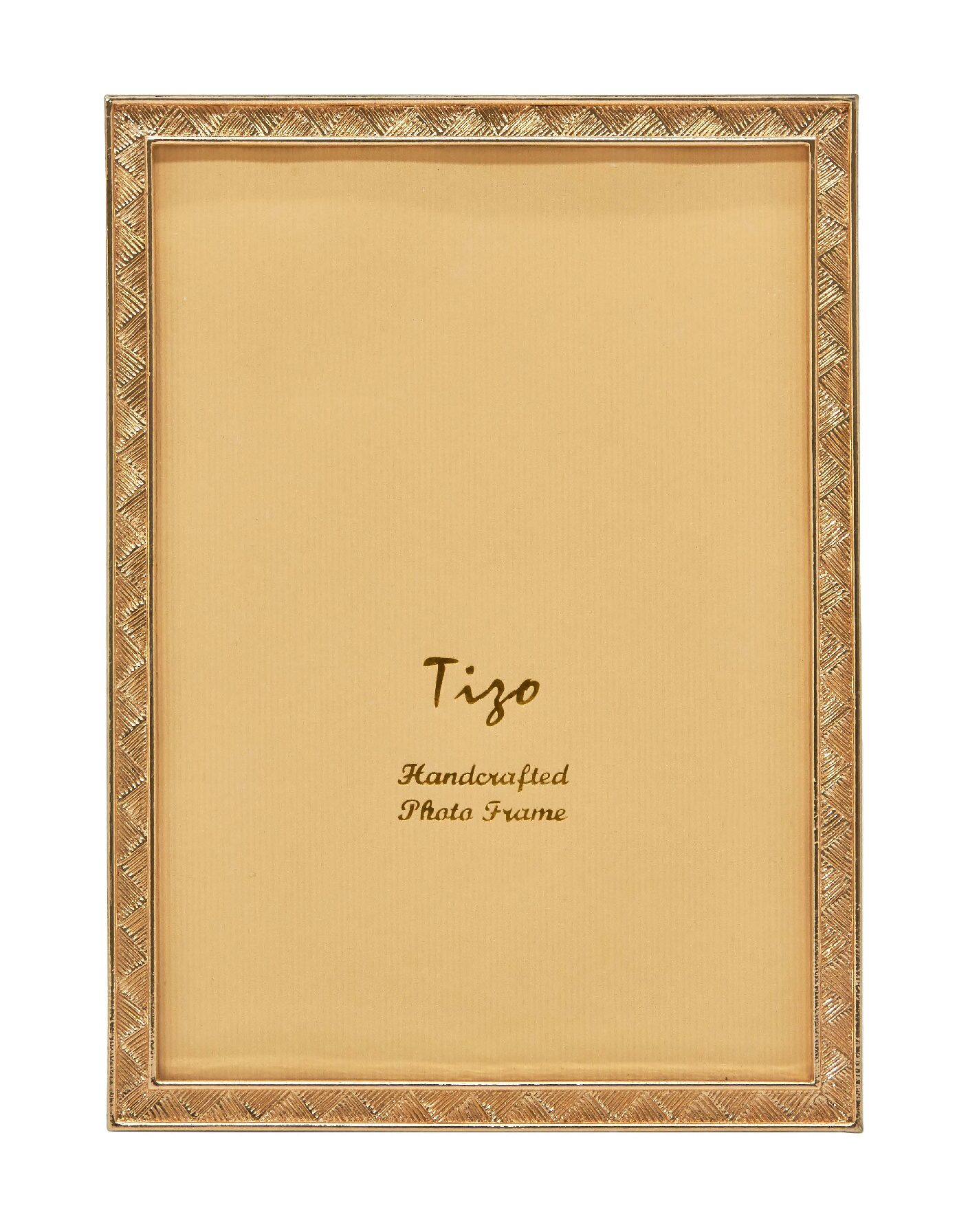 Gold Textured Finish Frame