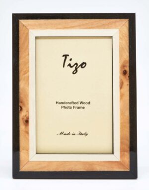 Italian Wood Frame Blk/Tan
