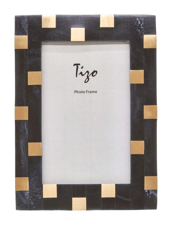 Bone Resin/Brass Frame Grey