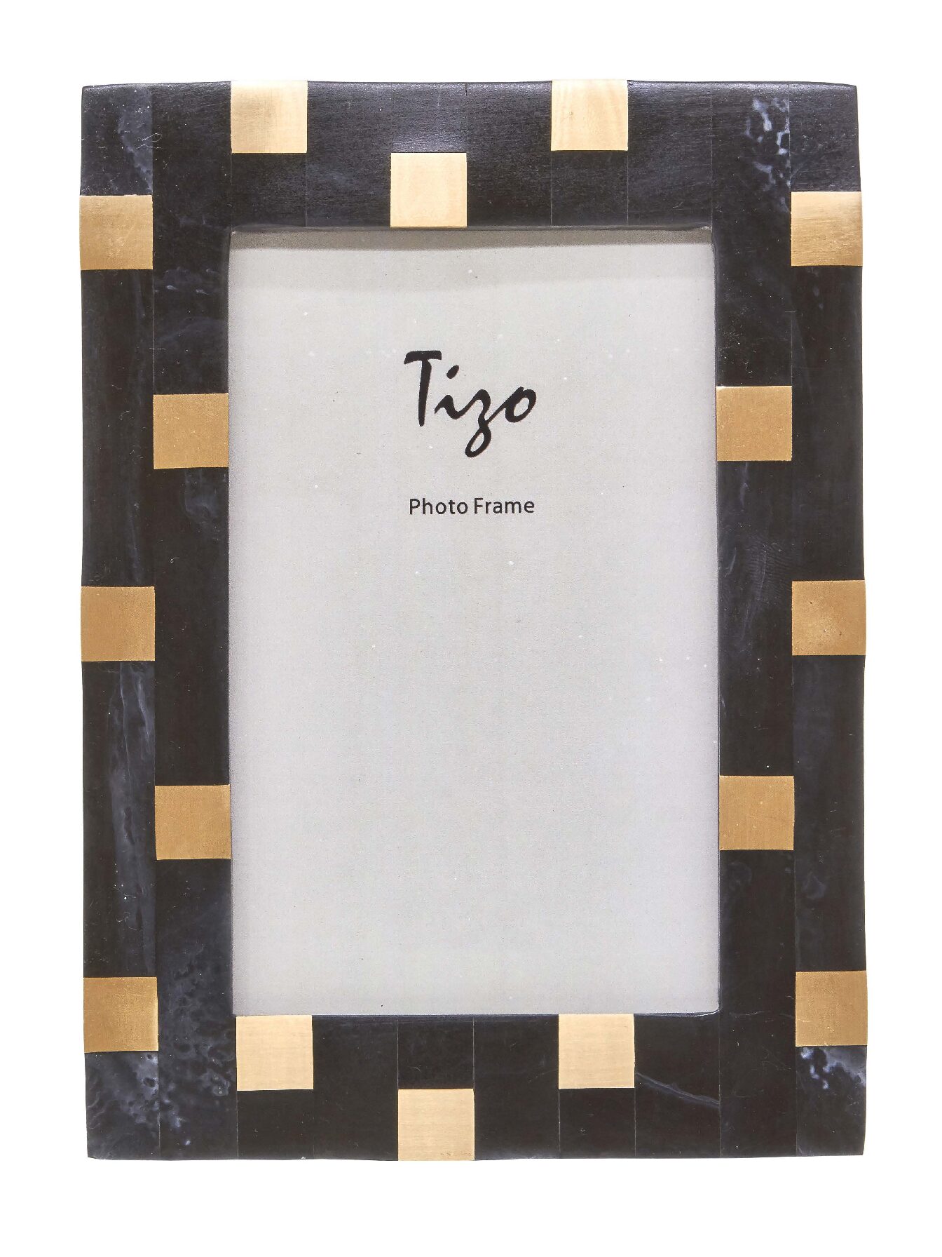 Bone Resin/Brass Frame Grey