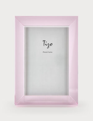 4X6 – Cryrstal Glass Picture Frame Pink